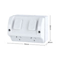 DETA Double Weatherproof Power Point - 4 Pack - Polycarbonate - IP53 Rated - SuperSaverAU - view 5