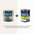 White Knight Ultra Pave Garage Floor Paint - 1L - White - Heavy Duty - DuraTough Technology - Oil & Grease Resistant - SuperSaverAU - view 5
