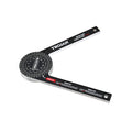 Trojan 175mm Aluminium Mitre Saw Protractor, Laser-Etched Angle Finder