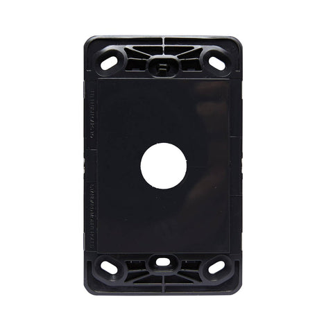 HPM Vivo Grey 1 Gang Wall Switch Grid Plate 118mm x 85mm - Easy Installation - SuperSaverAU - view 1