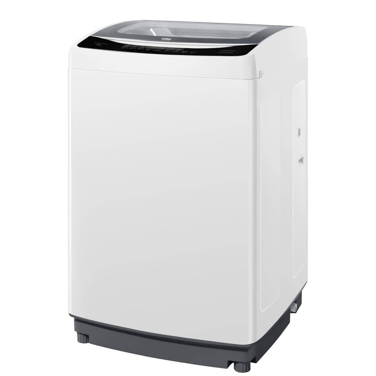 Beko 9kg Top Load Washing Machine - Soft Close Glass Lid, AirDry Program, Customisable Wash - BTL90W