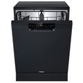 Haier 60cm Freestanding Dishwasher - 15 Place Settings - Black - Wi-Fi Control - ThermoDry - HDW15F2B1