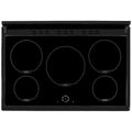 Artusi 90cm Freestanding Induction Oven 161L - Matte Black, Tall Oven, Separate Grill, Five Zones - AFIR935B