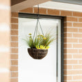 Northcote Pottery Rattan Hanging Basket - 26 x 14cm - Blonde - Durable - SuperSaverAU - view 3
