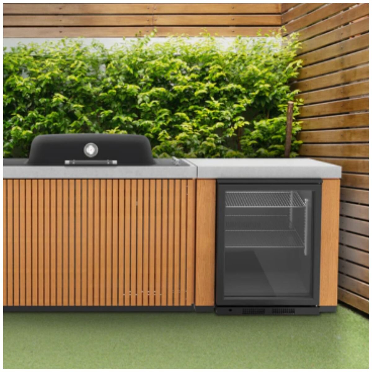 Everdure 128L Beverage Centre - Black, Triple Glazed Door, Freestanding or Underbench - EBC128B