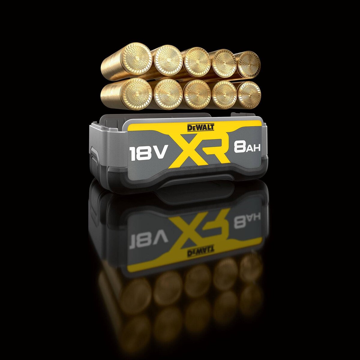 Dewalt 18V XR Tabless Lithium-Ion Battery 8.0Ah 90mm x 150mm - Fast Charging - SuperSaverAU - view 4