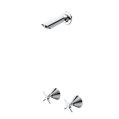 Caroma Elegance II Shower Set Chrome Metal 7.5L/min WELS 4 Star WaterMark Certified