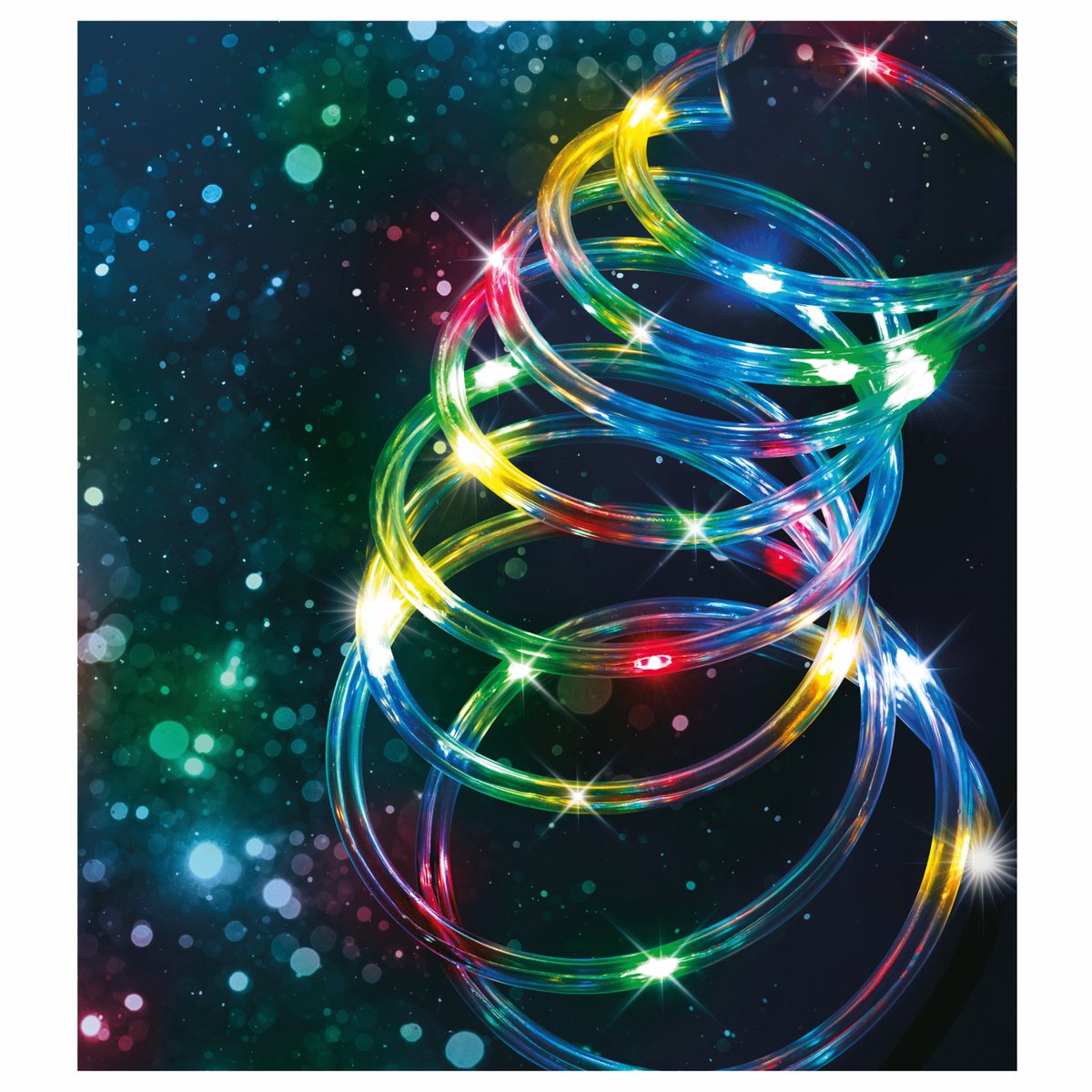 Arlec 10m Coloured Solar Powered Thin LED Rope Light - 100 LEDs - PVC - SuperSaverAU - view 4