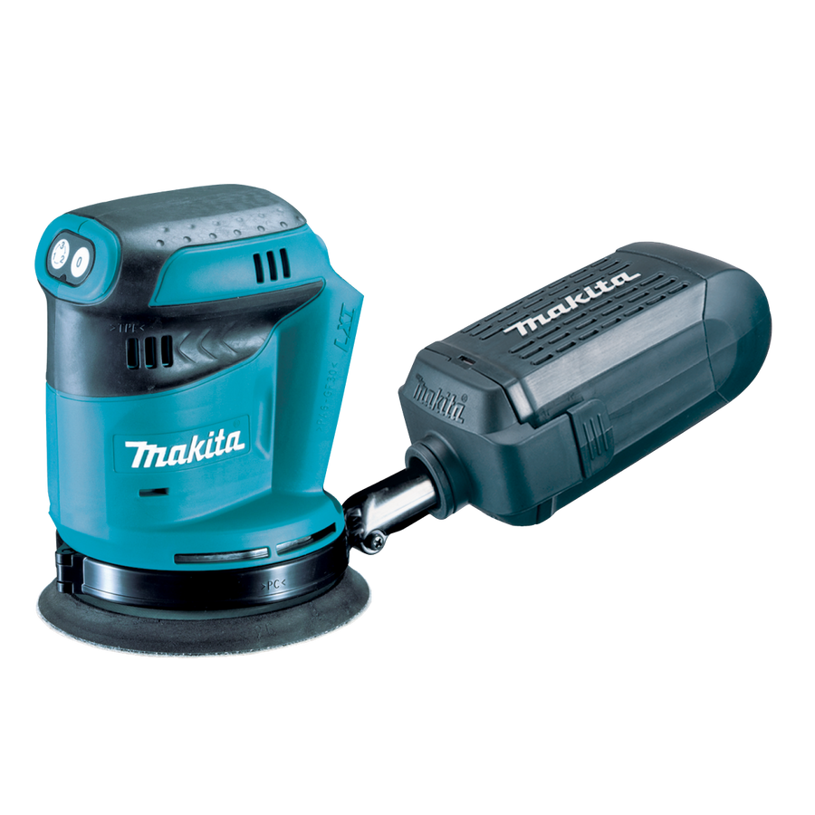 Makita 18V Random Orbital Sander DBO180Z - 123mm - Teal/Black - Compact Design - SuperSaverAU - view 1