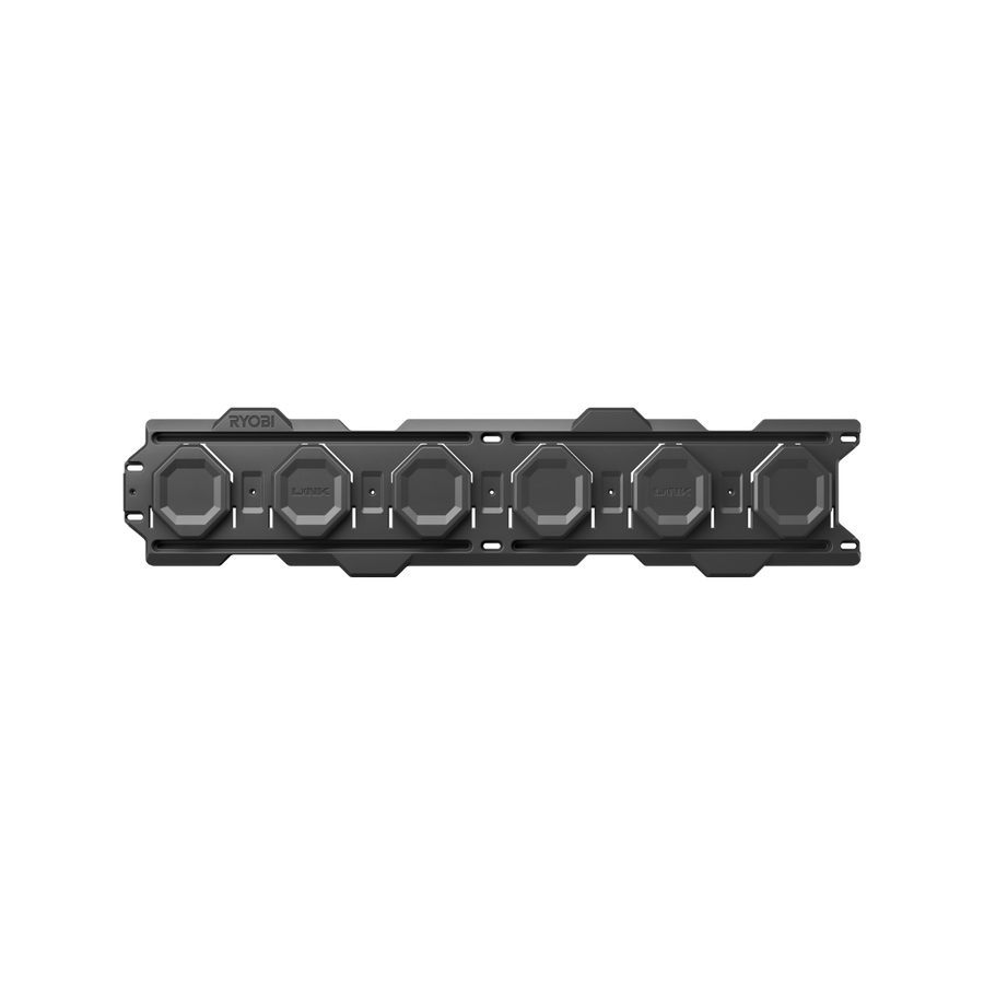 Ryobi Link 2 Piece Wall Rail Set - 838mm x 165mm - Modular Storage Solution - SuperSaverAU - view 1