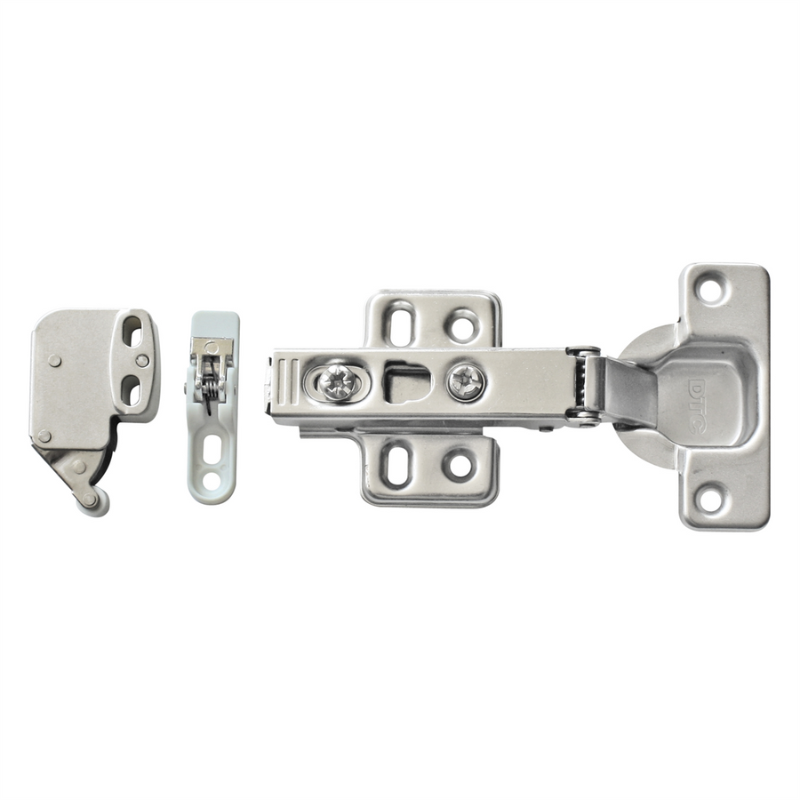 Kaboodle Push To Open Door Hinge - 1 Pair - Nickel Plated - Durable - SuperSaverAU - view 1