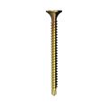 Bremick Collated Plasterboard Screws 6g x 25mm Yellow Zinc Bugle Head Fine Thread 1000 Pack