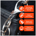 Taskmaster Silver Key Rings with Clip 5 Pack - 30mm Diameter - Lightweight - SuperSaverAU - view 3