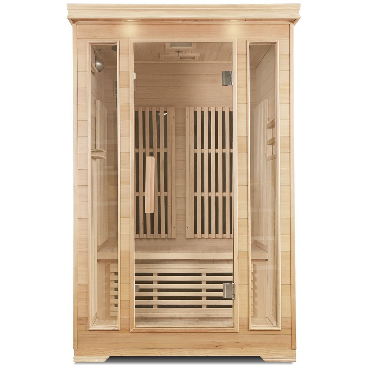 ReGen8 Duo v3 2 Person Infrared Sauna - Carbon Fibre FAR Heating - Chromotherapy Lighting - RGSN-DUO3