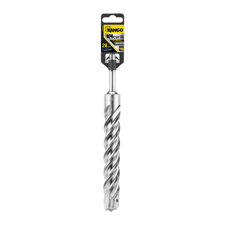 Kango SDS Plus Drill Bit - 28mm - Steel - Low Vibration Performance - SuperSaverAU - view 1