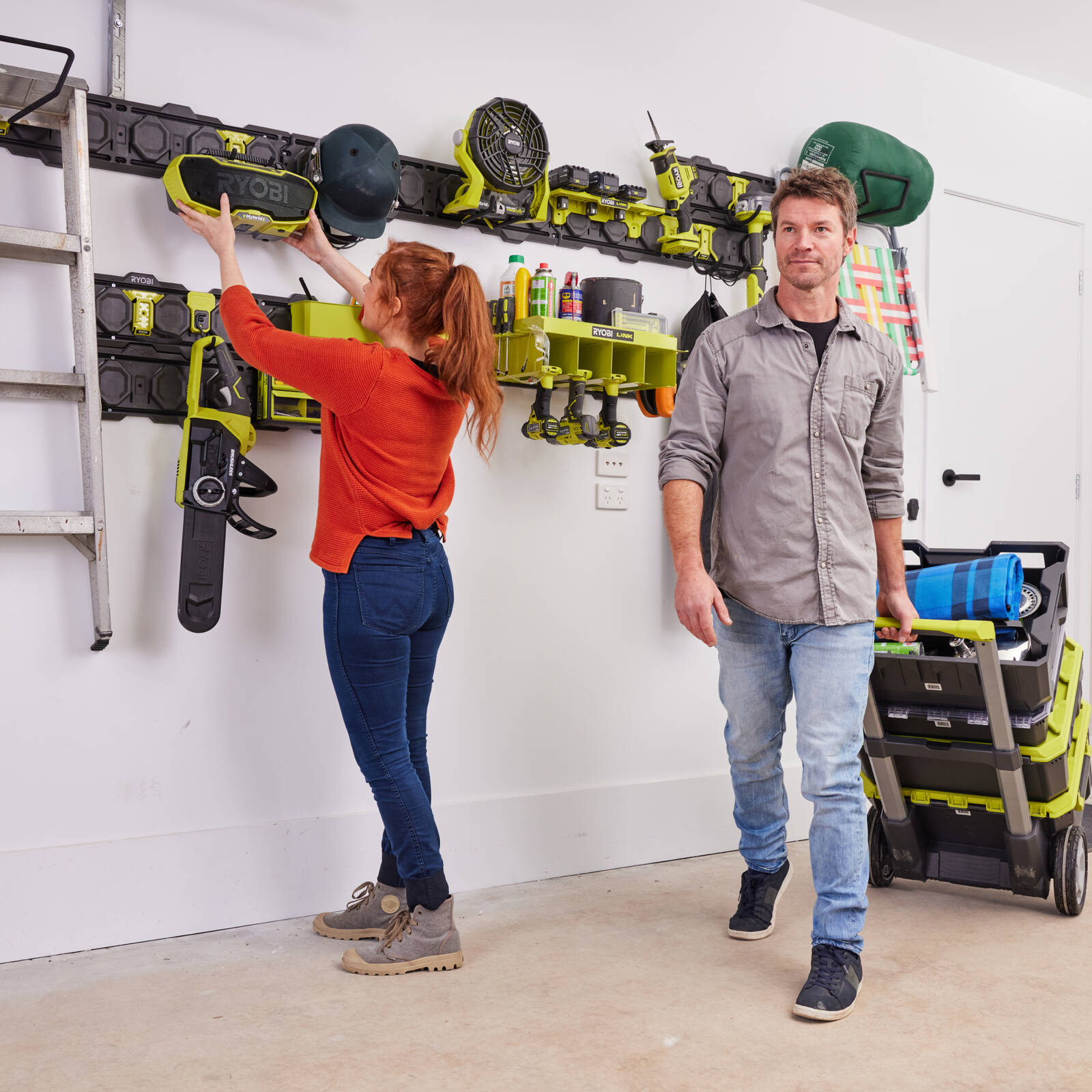 Ryobi LINK 12 Piece Wall Kit Indoor Modular Tool Storage System