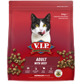 Vip 6kg Beef Dry Cat Food - Complete Nutrition for Adult Cats - Australian Made - SuperSaverAU - view 1
