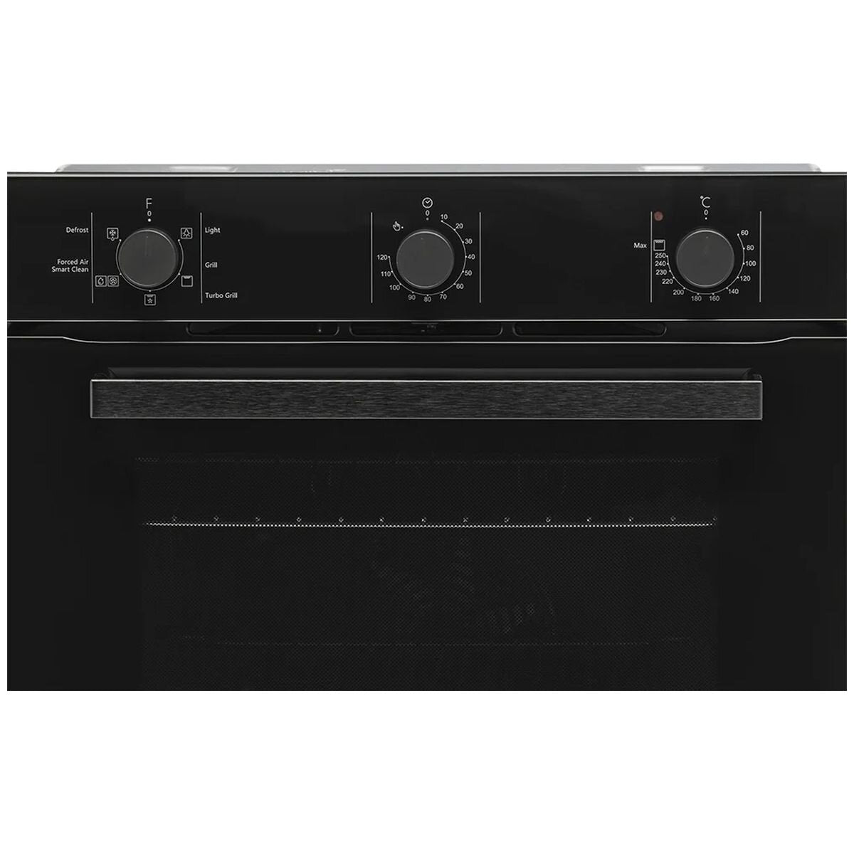 Whirlpool 60cm multi-function oven - 67L net, forced air cooking, SmartClean, black glass - W3OMK35HR0BA