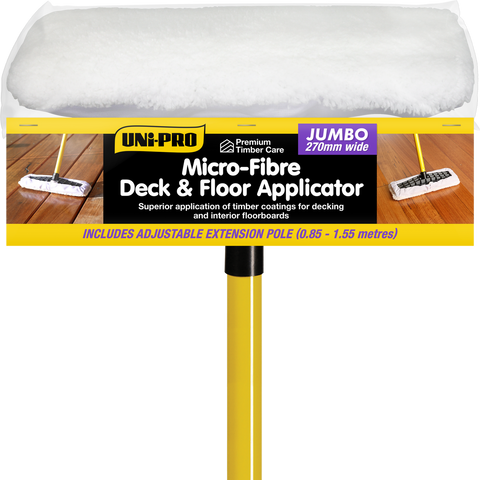 Uni Pro 270mm Jumbo Micro Fibre Deck and Floor Applicator - Versatile Tool for Paint and Stain Application - SuperSaverAU - view 1