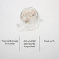 Deta Miniature Plug Base 5 Pack - 59mm - Clear - 230-250V a.c. - SuperSaverAU - view 5