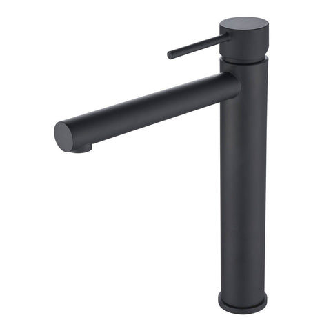 Mondella 35mm Black Matte Vessel Basin Mixer - Durable - Easy Installation - SuperSaverAU - view 1