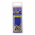 Otter 10 x 25mm Polished Stainless Steel 304 Hinge Screws - 16 Pack - SuperSaverAU - view 1