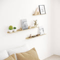 Flexi Storage Decorative 900 x 35 x 90mm Oak Photo Shelf