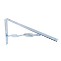 Carinya 400 x 250mm Zinc Plated Heavy Duty Twisted Stay Bracket, 300kg Capacity