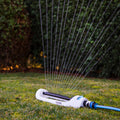 Nylex Oscillating Sprinkler Barrel - 260m Coverage, 16 Nozzles, ABS Plastic 400-600kPa