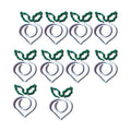Decorative Paper Clips, Pack of 10 - White