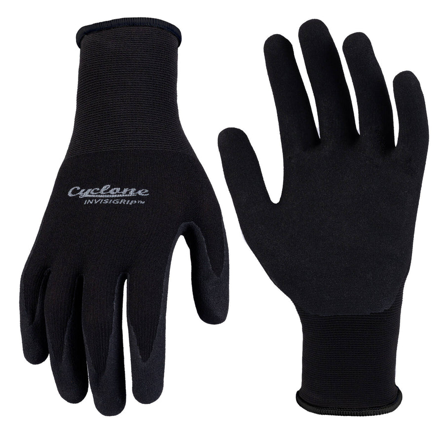 Cyclone Invisigrip Tough Gardening Gloves X-Large, Nylon, Water Resistant