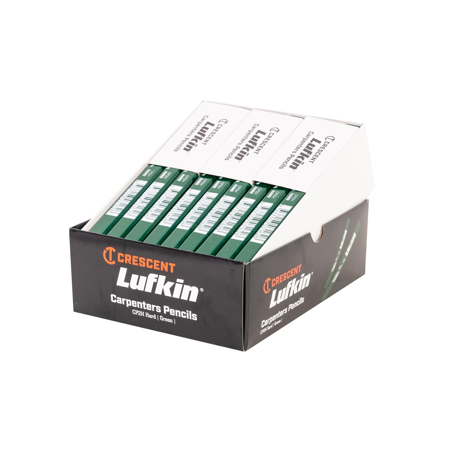 Crescent Lufkin Hard Green Carpenters Pencil, Wood, Hard Lead, Waterproof