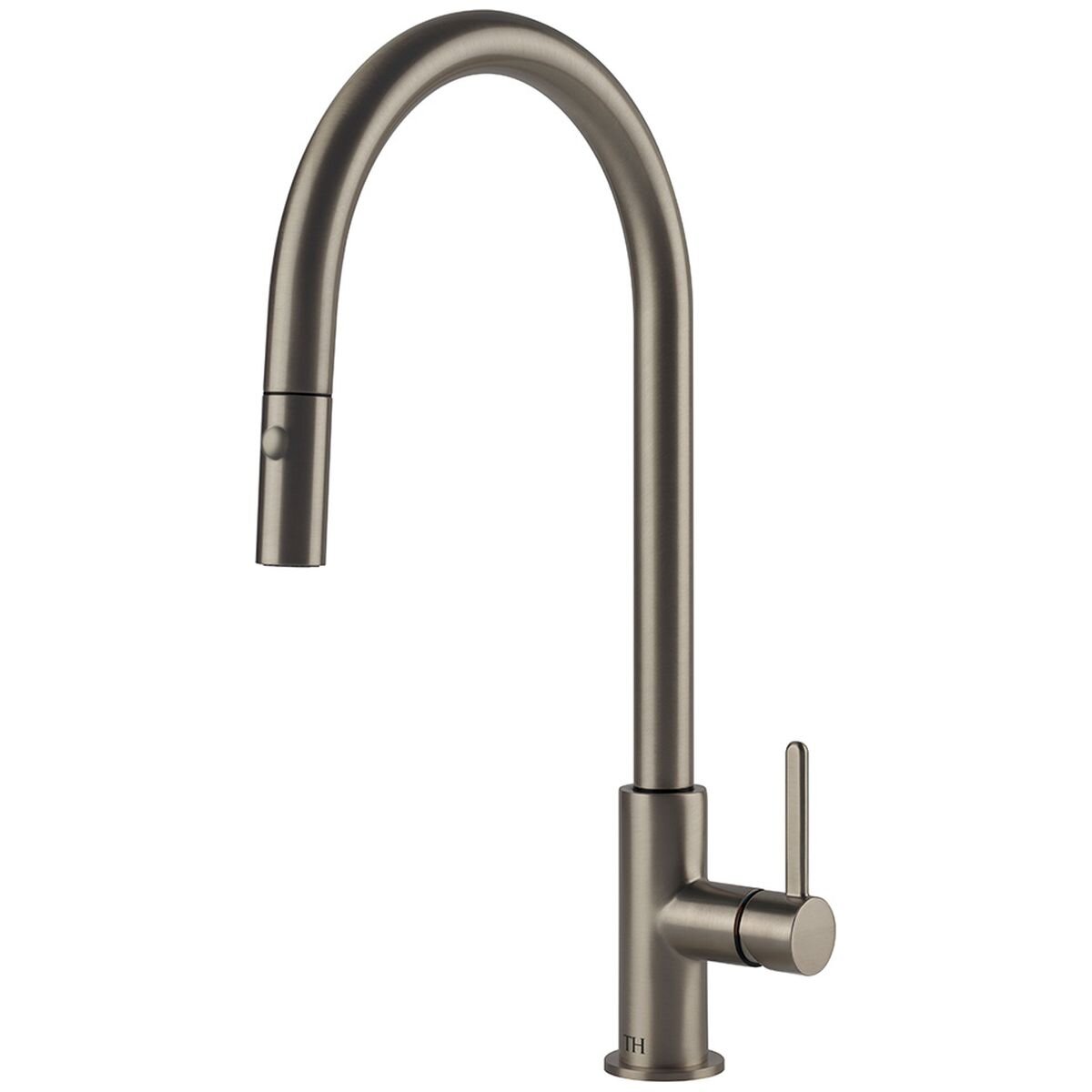 Turner Hastings Naples Pull Out Sink Mixer - Brushed Nickel, Brass, Single Lever Handle - NA302PM-BN