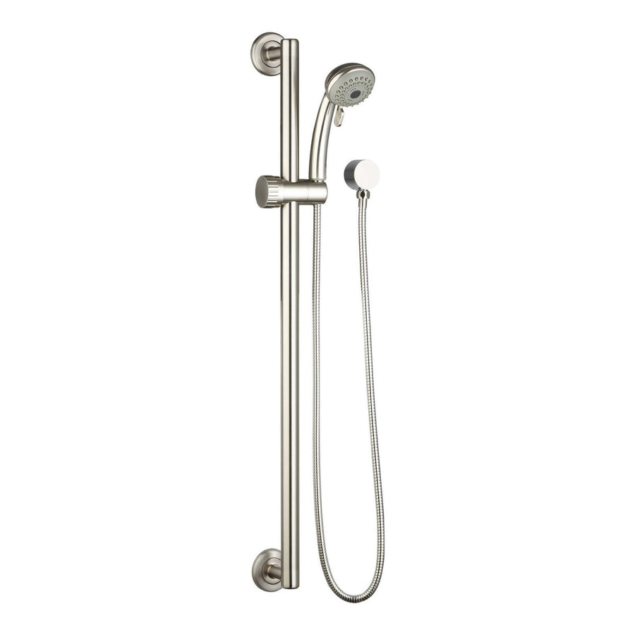 Evekare 32 x 900mm Grab Rail & 3 Function Shower - Brushed Nickel - Safety & Accessibility - SuperSaverAU - view 1