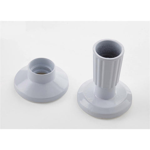 Sandleford Adjustable Pillar Ends - 16mm & 19mm - Zinc Alloy - White Powder Coated - SuperSaverAU - view 1
