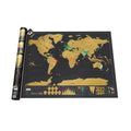 Deluxe Scratch off World Map Poster, Travel Wall Art - 82.5 x 59.4 cm - view 2