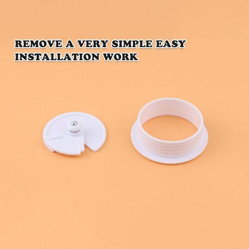 Desk Cable Grommet Hole Cover 50mm - White, Pack of 12 - view 4