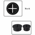 Desk Cable Hole Cover Grommets, 20 mm Round, Pack of 10 - White - view 4