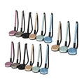 Desk Counter Pen with Adhesive Base and Coil Tether - Pack of 15, Assorted Colours