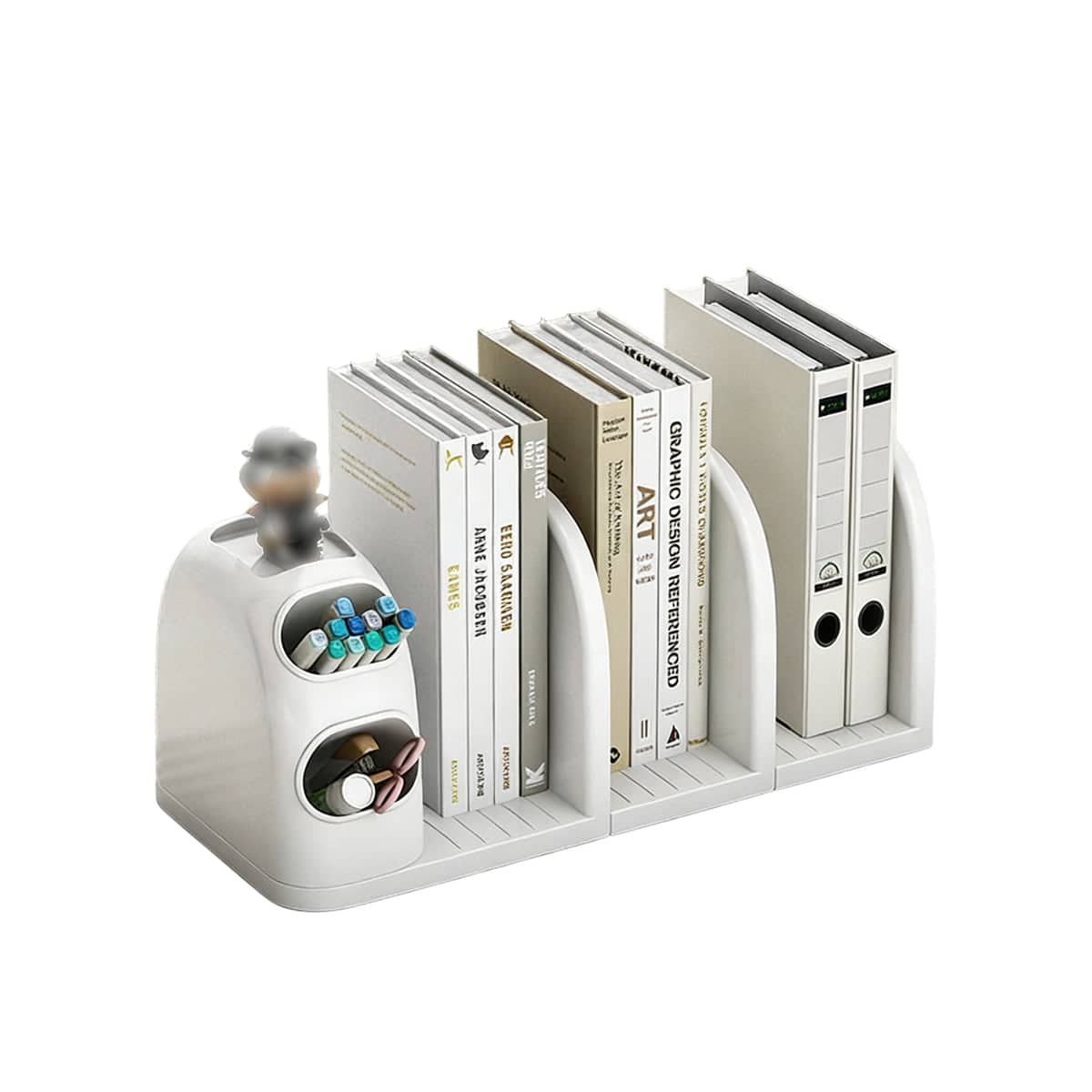 Desktop Book Stand with Storage Box Organiser for Study and Office Tables - view 2