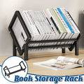 Desktop Bookcase Storage Organiser, 40 x 26 x 28cm - Black