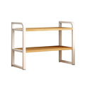 Desktop Bookshelf Storage Rack - 2 Shelves (30 x 20 x 38.5 cm)