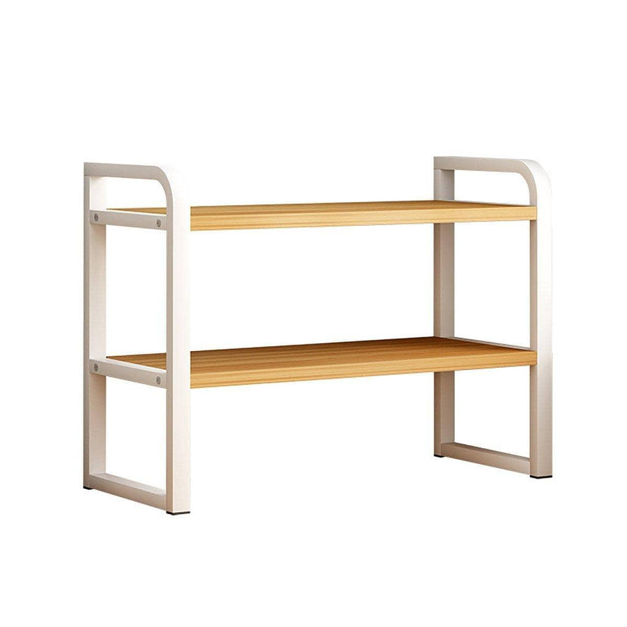 Desktop Bookshelf Storage Rack - 2 Shelves (30 x 20 x 38.5 cm)