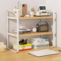 Desktop Bookshelf Storage Rack - 2 Shelves (30 x 20 x 38.5 cm) - view 5