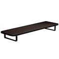 Desktop Computer Monitor Riser Storage Stand Sturdy Durable Easy to Install - Black