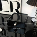 Desktop Cosmetic Storage Drawers, Stackable Black Makeup Organiser - view 3