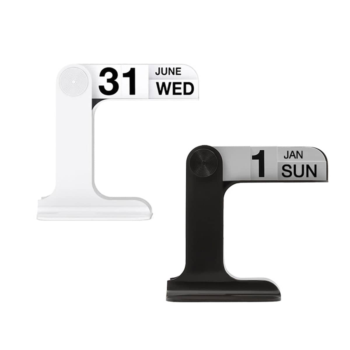 Desktop Flip Calendar - Black - view 3