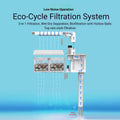 Desktop Glass Fish Tank 6.3 L 3-In-1 with Filter, Pump and LED Light - view 5