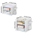 Desktop Pegboard Drawer Organiser with Side Holders - 3-Layer - view 4