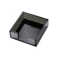 Desktop Sticky Note Box Organiser - Black Acrylic